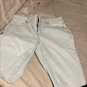 Light Blue Denim Shorts